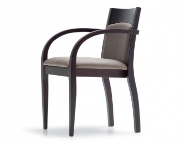 Chair with fabric upholstery Contemporary Opera