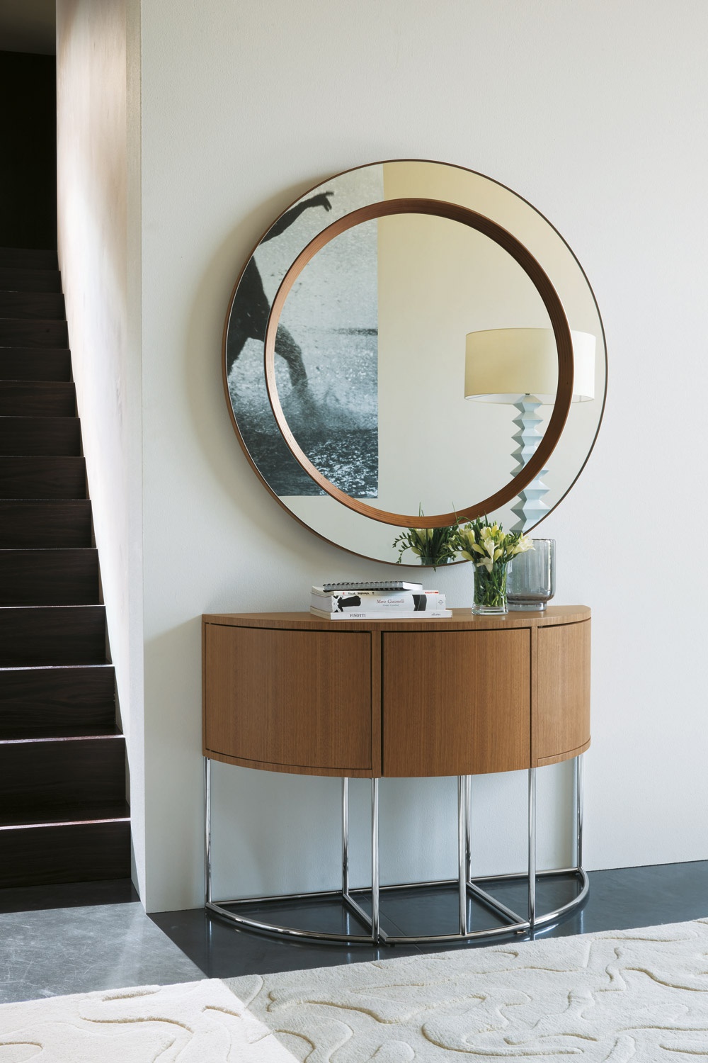 Console - transformer Vanity on a metal frame, Porada ...