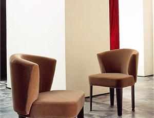 Chair with high back, Pershing - Reflex Angelo
