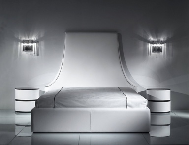 Bed with high headboard, Romeo - Reflex Angelo