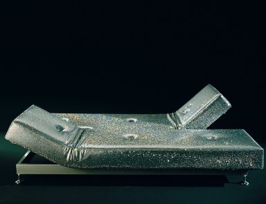 Sofa-transformer Damier Diamond on a metal frame, Edra