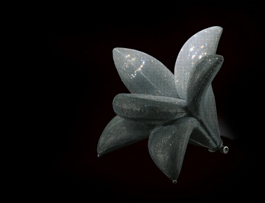 Armchair on a steel frame Getsuen Diamond, Edra