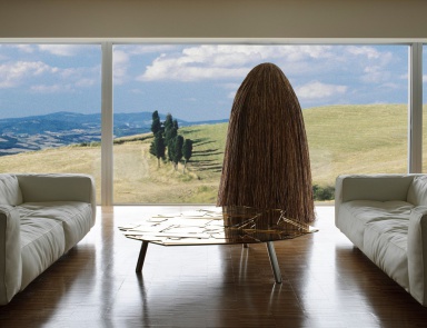 Double sofa Sofа on a steel base, Edra