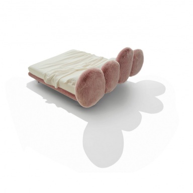 The Cipria bed, double bed