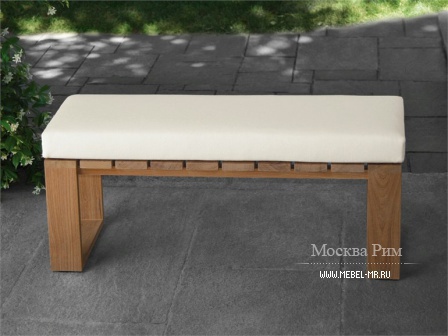 Bench for garden, Square, Meridiani