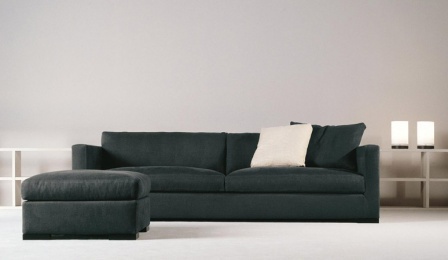 Three-seater sofa on a frame of wood Belmondo XL, Meridiani