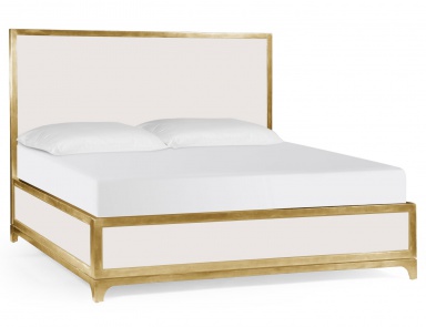 Bed in gold or silver frame UK King/Queen of UK, Jonathan Charles