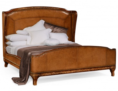Bed with leather upholstery Duchess, Jonathan Charles