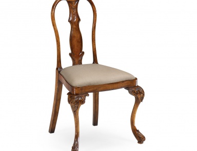 Chair with elegant high back Queen Anne, Jonathan Charles