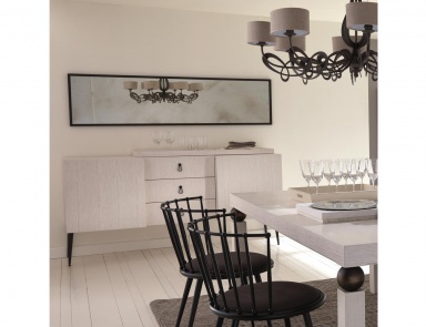 Aria mirror with metal frame Cantori