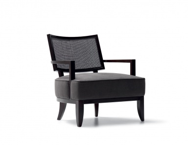Chair with fabric upholstery Amelia, Angelo Cappellini