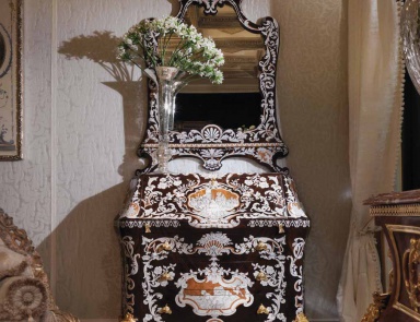A chest of drawers made from natural wood, Ezio Bellotti