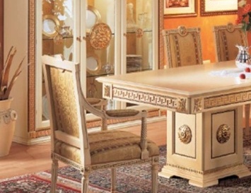 The chair with the frame made of solid wood upholstered in fabric Miami, Caspani Tino