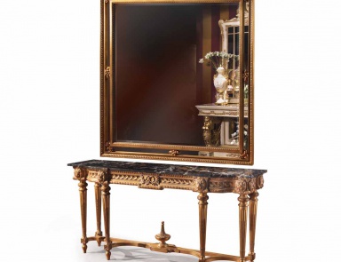 Console with marble top, Ezio Bellotti