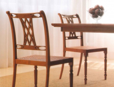 Wooden chair, Annibale Colombo