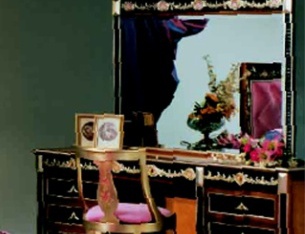 Dressing table on a frame of solid wood Siviglia, Caspani Tino