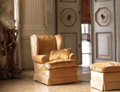 Chair with Ottoman Guiza, Ville Venete