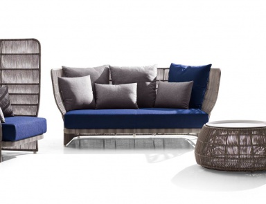 Sofa for the garden or terrace Canasta’13 B&B Italia