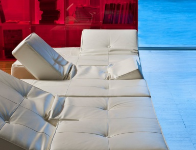 Sofa - transformer on a metal frame Damier Edra