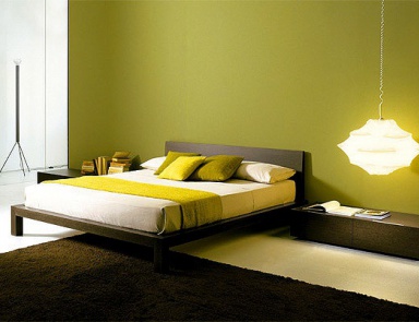 Bed on wooden frame Martin, EmmeBi