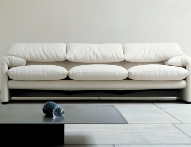 Sofa triple 675 MARALUNGA, Cassina