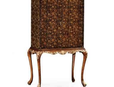 Bar Cabinet on carved legs curved Hampton, Jonathan Charles