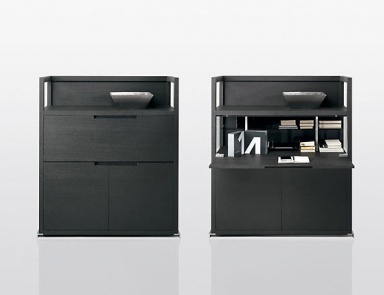 A chest of drawers made of solid wood, Atena scrittoio - features tisettanta furnishings