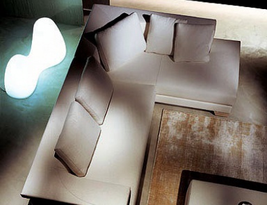 Modular sofa on a frame of wood, Forum - Swan