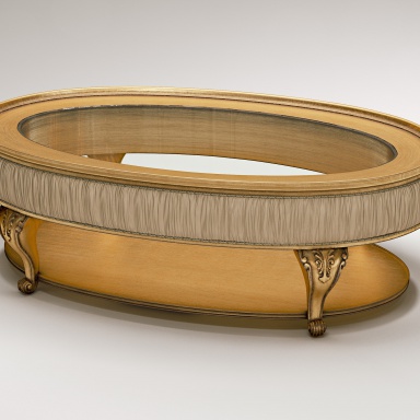Oval coffee table Passepartout