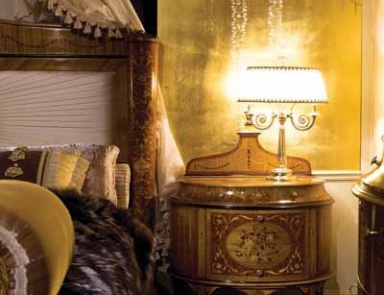 Nightstand bedside wood, Ezio Bellotti