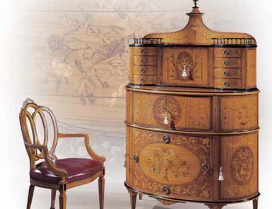 A chest of drawers made of solid wood, Ezio Bellotti