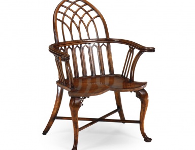 Unusual chair with backrest and armrests Windsor, Jonathan Charles