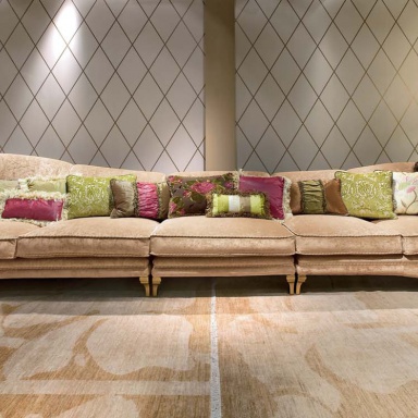 Semi-circular sofa Hyde Park