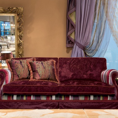 Three seater sofa Luisito patchwork