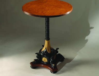 Coffee table natural wood Sandra Rossi, Colombo Stile