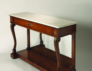 The console is natural wood Sandra Rossi, Colombo Stile