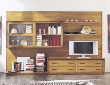 Modular system for TV Stoccolma, Bizzotto