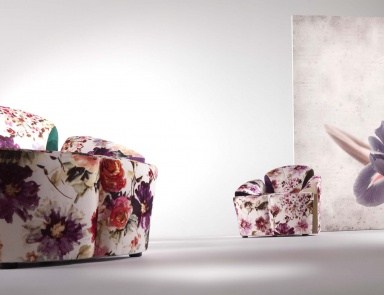 Armchair in fabric Foglia, JC Passion