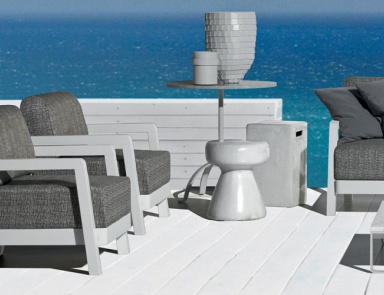 Armchair in fabric InOut 05, Gervasoni