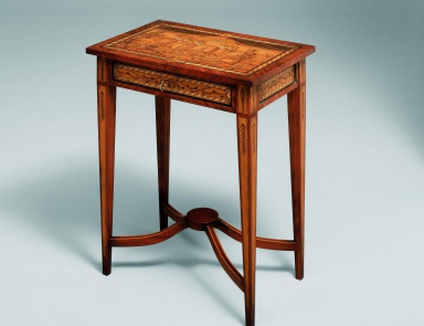 Coffee table natural wood Zar, Colombo Stile