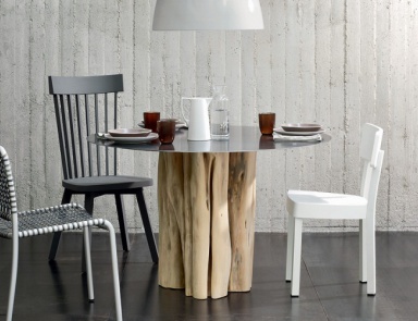 Dining round table with 36 Brick, Gervasoni