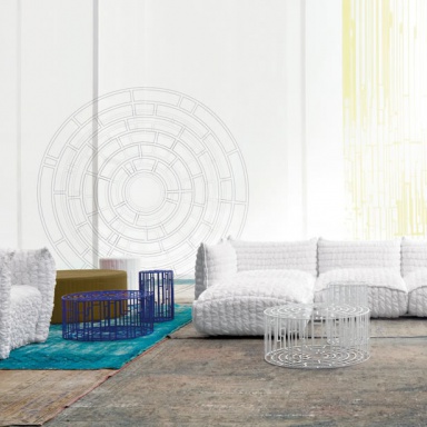 Three seater sofa Paper Cloud