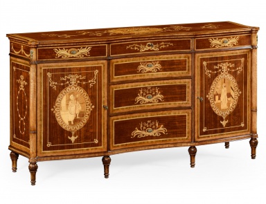 The cupboard body is made of wood Signature Jonathan Charles