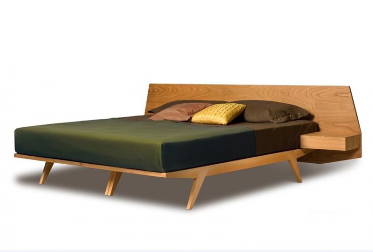 DOUBLE BED ON LOW LEGS, MORELATO