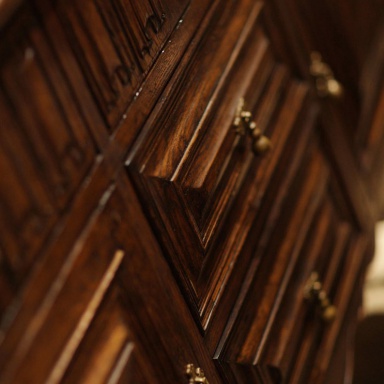 Tudor Oak Sideboard