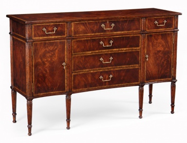 A snack bar on Buckingham fluted legs, Jonathan Charles