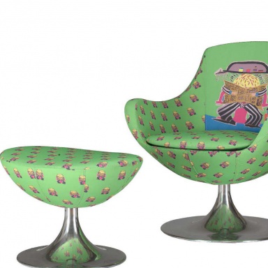 Chair with Ottoman O Manager