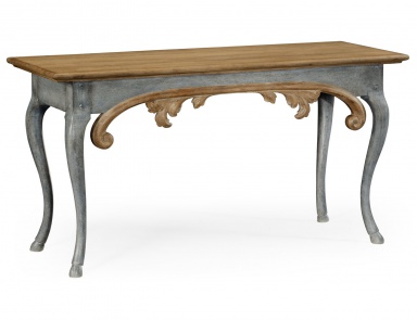 The console is natural wood Broxton, Jonathan Charles