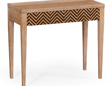Console with straight legs Julian Herringbone, Jonathan Charles