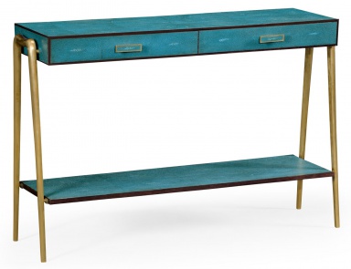 The console on legs of brass Luxe, Jonathan Charles